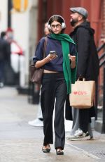 KAIA GERBER Out and About in SoHo in New York City 04/03/2025