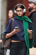 KAIA GERBER Out and About in SoHo in New York City 04/03/2025