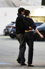 KAIA GERBER Out with a Male Friend in Los Angeles 03/29/2025