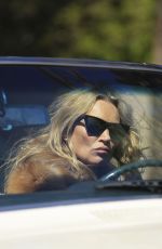 KATE MOSS Out on Sunset Blvd in Los Angeles 04/03/2025