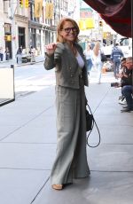 KATIE COURIC Arrives at Balthazar Restaurant in Downtown Manhattan 04/22/2025