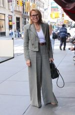 KATIE COURIC Arrives at Balthazar Restaurant in Downtown Manhattan 04/22/2025