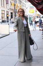 KATIE COURIC Arrives at Balthazar Restaurant in Downtown Manhattan 04/22/2025