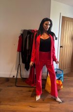 KATIE PRICE Getting Her Hair & Make-up Done in Preparation for Jack the Ripper 04/04/2025