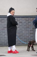KATIE PRICE Out with Her New Dog in Darlington 04/21/2025
