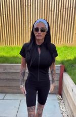 KATIE PRICE Show off Her Figure in JYY London Active Set 04/14/2025