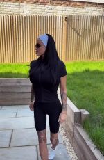 KATIE PRICE Show off Her Figure in JYY London Active Set 04/14/2025