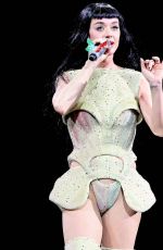 KATY PERRY Performs at Lifetimes Tour in Mexico City 04/23/2025