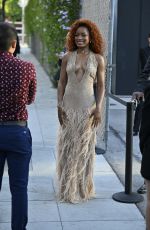 KEKE PALMER Arrives at Fashion Trust U.S Awards 2025 in Los Angeles 04/08/2025