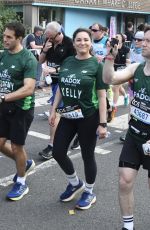 KELLY BROOK Running London Marathon in London 04/27/2025