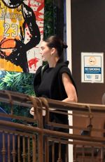 KENDALL and KYLIE JENNER, HAILEY BIEBER and ANASTASIA KARANIKOLAOU at Sushi Park in West Hollywood 04/03/2025