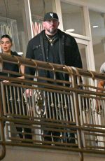 KENDALL and KYLIE JENNER, HAILEY BIEBER and ANASTASIA KARANIKOLAOU at Sushi Park in West Hollywood 04/03/2025