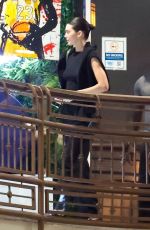 KENDALL and KYLIE JENNER, HAILEY BIEBER and ANASTASIA KARANIKOLAOU at Sushi Park in West Hollywood 04/03/2025