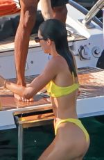 KENDALL JENNER in a Yellow Bikini 04/26/2025