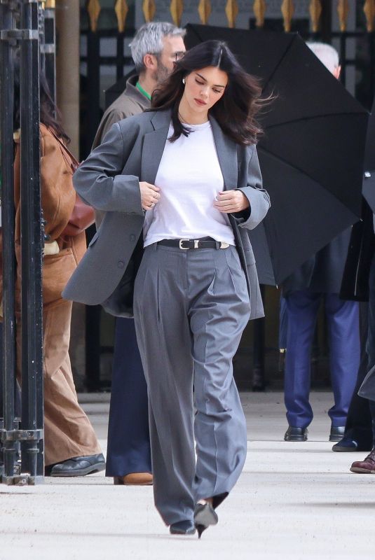 KENDALL JENNER on the Set of a L
