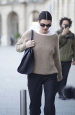 KENDALL JENNER Out and About in Paris 04/24/2025