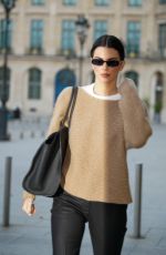 KENDALL JENNER Out and About in Paris 04/24/2025