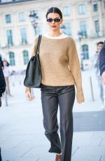 KENDALL JENNER Out and About in Paris 04/24/2025