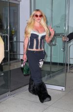 KESHA Leaves Drew Barrymore Show Studios in New York City 04/08/2025