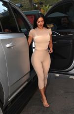 KIM KARDASHIAN Arrives at Mel