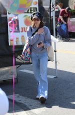 KIMBERLY ALEXANDER Out Shopping at Studio City Farmer