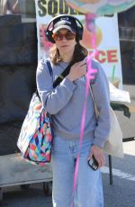 KIMBERLY ALEXANDER Out Shopping at Studio City Farmer