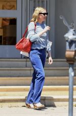 KIRSTEN DUNST Out Shopping on Melrose Place in Los Angeles 04/22/2025