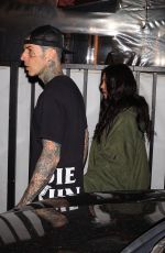 KOURTNEY KARDASHIAN and Travis Barker at Landon Barkers Concert at Roxy in West Hollywood 04/04/2025
