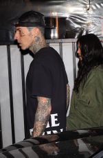 KOURTNEY KARDASHIAN and Travis Barker at Landon Barkers Concert at Roxy in West Hollywood 04/04/2025