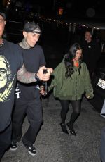 KOURTNEY KARDASHIAN and Travis Barker at Landon Barkers Concert at Roxy in West Hollywood 04/04/2025