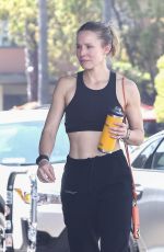 KRISTEN BELL Leaves Gym in Los Feliz 04/19/2025