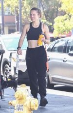 KRISTEN BELL Leaves Gym in Los Feliz 04/19/2025