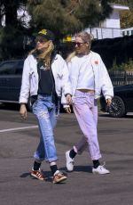 KRISTEN STEWART and DYLAN MEYER Having Kunch in Silver Lake 04/14/2025