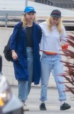 KRISTEN STEWART and DYLAN MEYER Out for Lunch in Los Angeles 04/28/2025