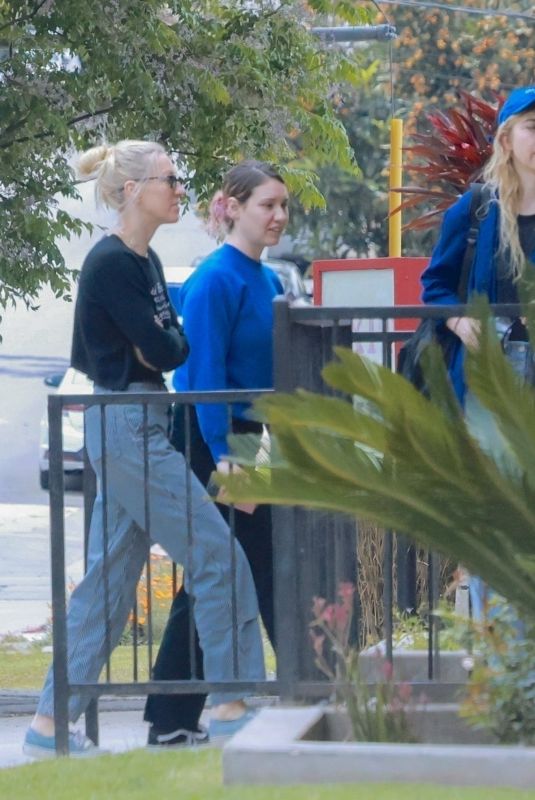KRISTEN STEWART and DYLAN MEYER Out for Lunch in Los Angeles 04/28/2025