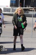 KRISTEN STEWART on the Set of The Wrong Girls at Bixel Studio in Los Angeles 04/17/2025