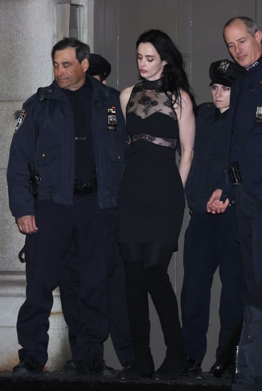 KRYSTEN RITTER on the Set of Dexter: Resurrection in New York 04/03/2025