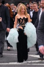 KYLIE MINOGUE Arrives at Good Night, and Good Luck Broadway Opening Night in New York 04/03/2025