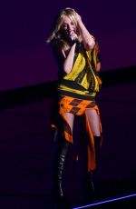 KYLIE MINOGUE Performs at Madison Square Garden in New York 04/05/2025