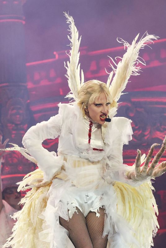 LADY GAGA Performs at 2025 Coachella Valley Festival 04/11/2025
