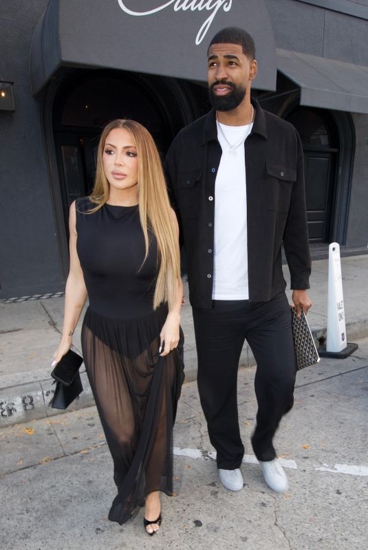 LARSA PIPPEN and Jeff Coby Leaves Craig’s in West Hollywood 04/16/2025