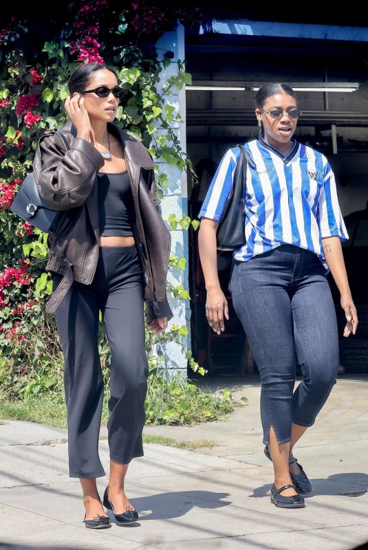 LAURA HARRIER Out and About in Los Angeles 04/07/2025