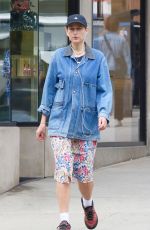 LEELEE SOBIESKI Out and About in New York City 04/22/2025