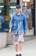 LEELEE SOBIESKI Out and About in New York City 04/22/2025