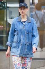 LEELEE SOBIESKI Out and About in New York City 04/22/2025