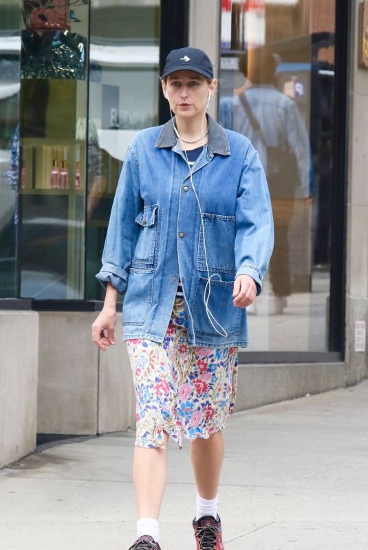 LEELEE SOBIESKI Out and About in New York City 04/22/2025