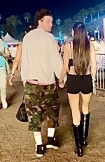 LENI KLUM at Aris Rachevsky Out at Coachella Music Festival 04/12/2025