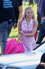 LEXI MINETREE on the Set of New Series Elle Filming in Vancouver, B.C. 04/22/2025