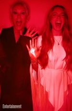 LINDSAY LOHAN and JAMIE LEE CURTIS for Entertainment Weekly, April 2025