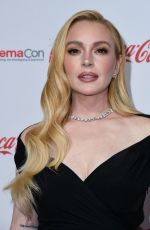 LINDSAY LOHAN at Cinemacon Big Screen Achievement Awards at Cinemacon in Las Vegas 04/03/2025
